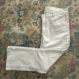 LOFT White Denim Jeans